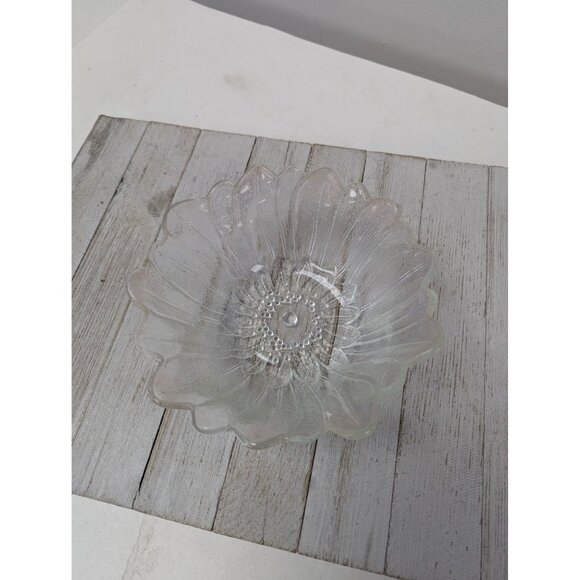 Vintage Indiana Clear Glass Teardrop Sugar Bowl Dish with Handles 3 1/2" Tall - Picture 6 of 6